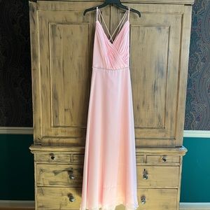 Light pink full length gown